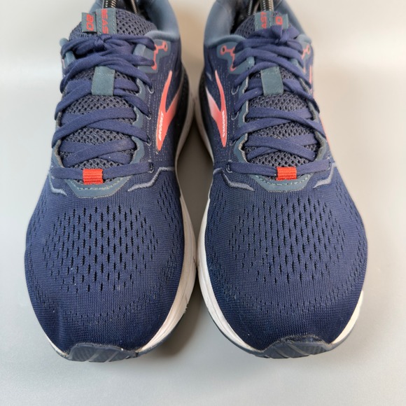 Brooks Beast 20 Mens 10 D Running Shoes Blue Purple Trainer Sneaker Lace Up Low - Picture 3 of 16